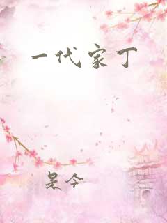 一代家丁