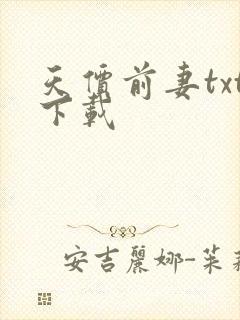 天价前妻txt下载