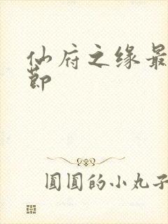 仙府之缘最新章节