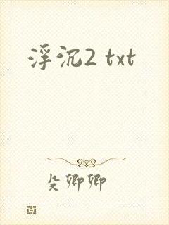 浮沉2 txt