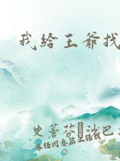 我给王爷找小三