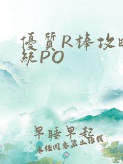 优质R棒攻略系统PO