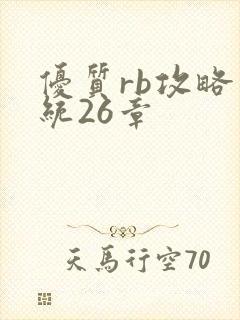 优质rb攻略系统26章