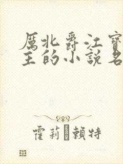 厉北爵江宝宝男主的小说名字