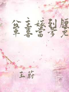 公主嫁到腹黑将军喜当爹免费