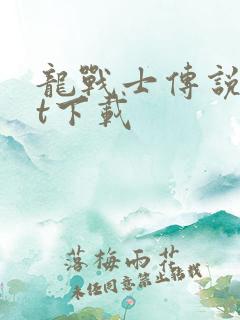 龙战士传说txt下载