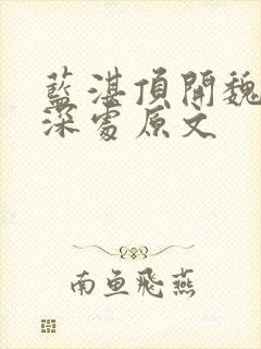 蓝湛顶开魏婴的深处原文