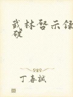 武林启示录 楚破