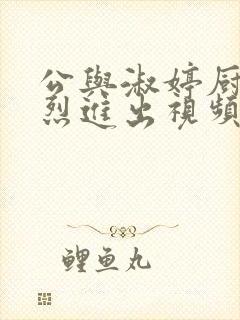 公与淑婷厨房猛烈进出视频