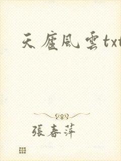 天庐风云txt