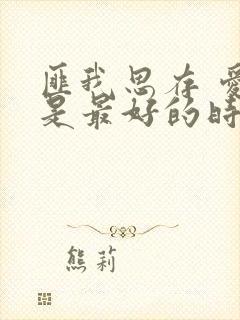 匪我思存 爱你是最好的时光