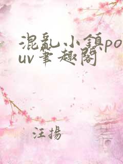 混乱小镇popuv笔趣阁