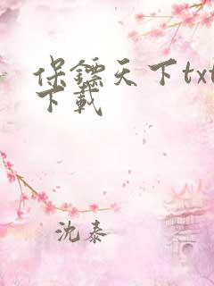 保镖天下txt下载