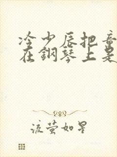 冷少辰把童若放在钢琴上是哪章