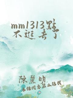 mm1313点不进去了