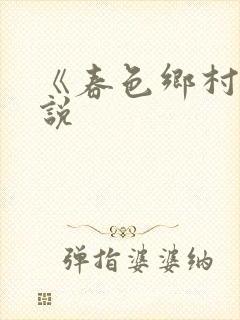 《春色乡村》小说