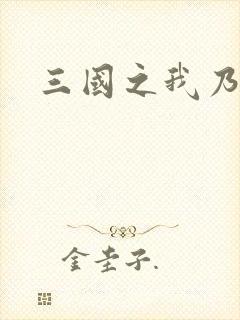 三国之我乃曹昂