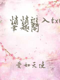 悄悄进入txt笔趣阁