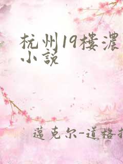 杭州19楼浓情小说