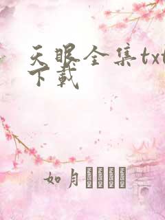 天眼全集txt下载