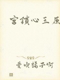 宫锁心玉原著