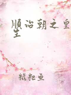 顺治朝之皇后重生