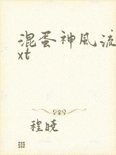 混蛋神风流史txt