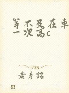 等不及在车里做一次高c