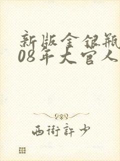 新版金银瓶2008年大官人