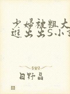 少妇被粗大猛进进出出S小说