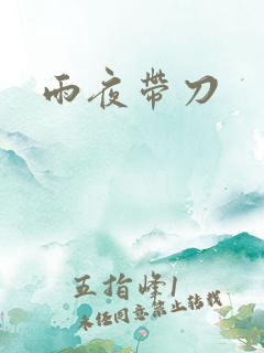 雨夜带刀