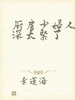 厨房少妇人妻好深太紧了