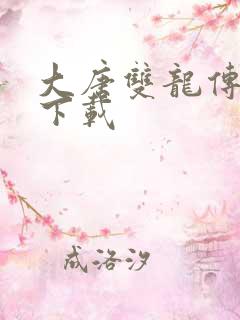 大唐双龙传小说下载