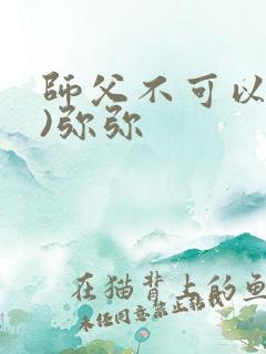 师父不可以(限)弥弥