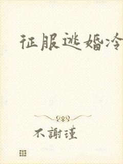 征服逃婚冷殿下