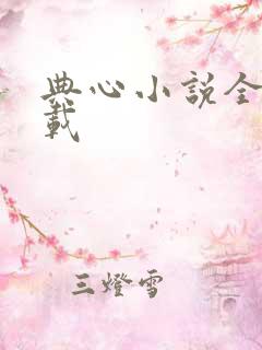 典心小说全集下载