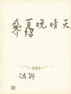 盛夏晚晴天剧情介绍