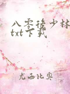 八零后少林方丈txt下载