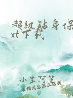 超级贴身保镖txt下载