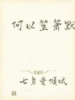 何以笙箫默续集