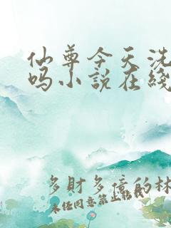 仙尊今天洗白了吗小说在线阅读