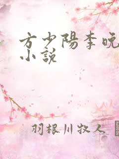 方少阳李晚晴的小说