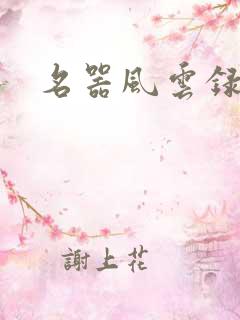 名器风云录