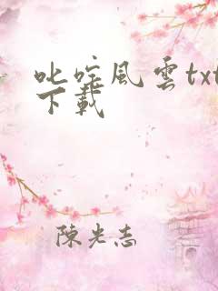 叱咤风云txt下载