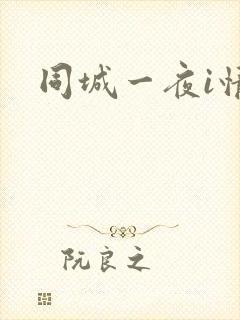 同城一夜i情
