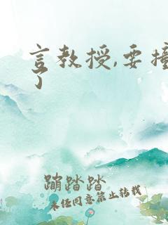 言教授,要撞坏了