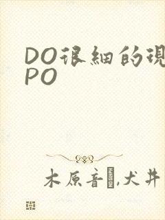 DO很细的现言PO