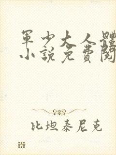 军少大人体力好小说免费阅读