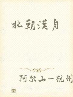 北朝汉月
