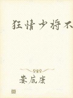 狂情少将不良妻